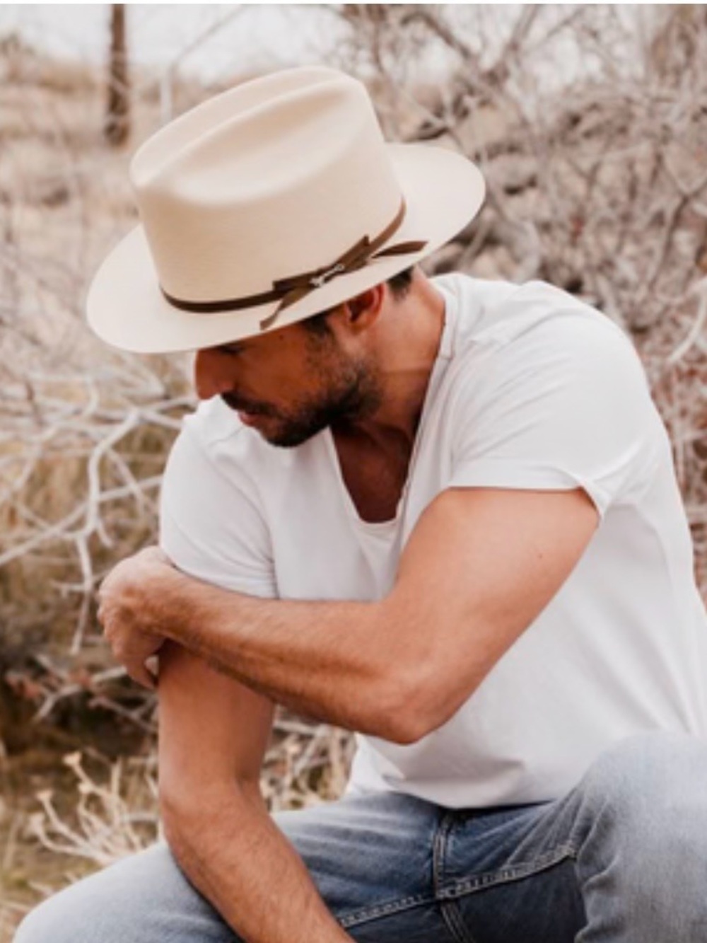 GRAY OPEN ROAD STRAW HAT - Picture 7 of 7